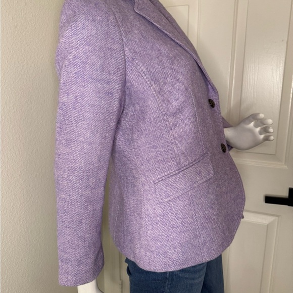 Talbots Purple Women's Blazer - Picture 6 of 13